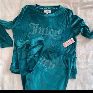 Teal Juicy Couture loungewear